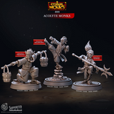 Acolyte Monks 3D-printed model